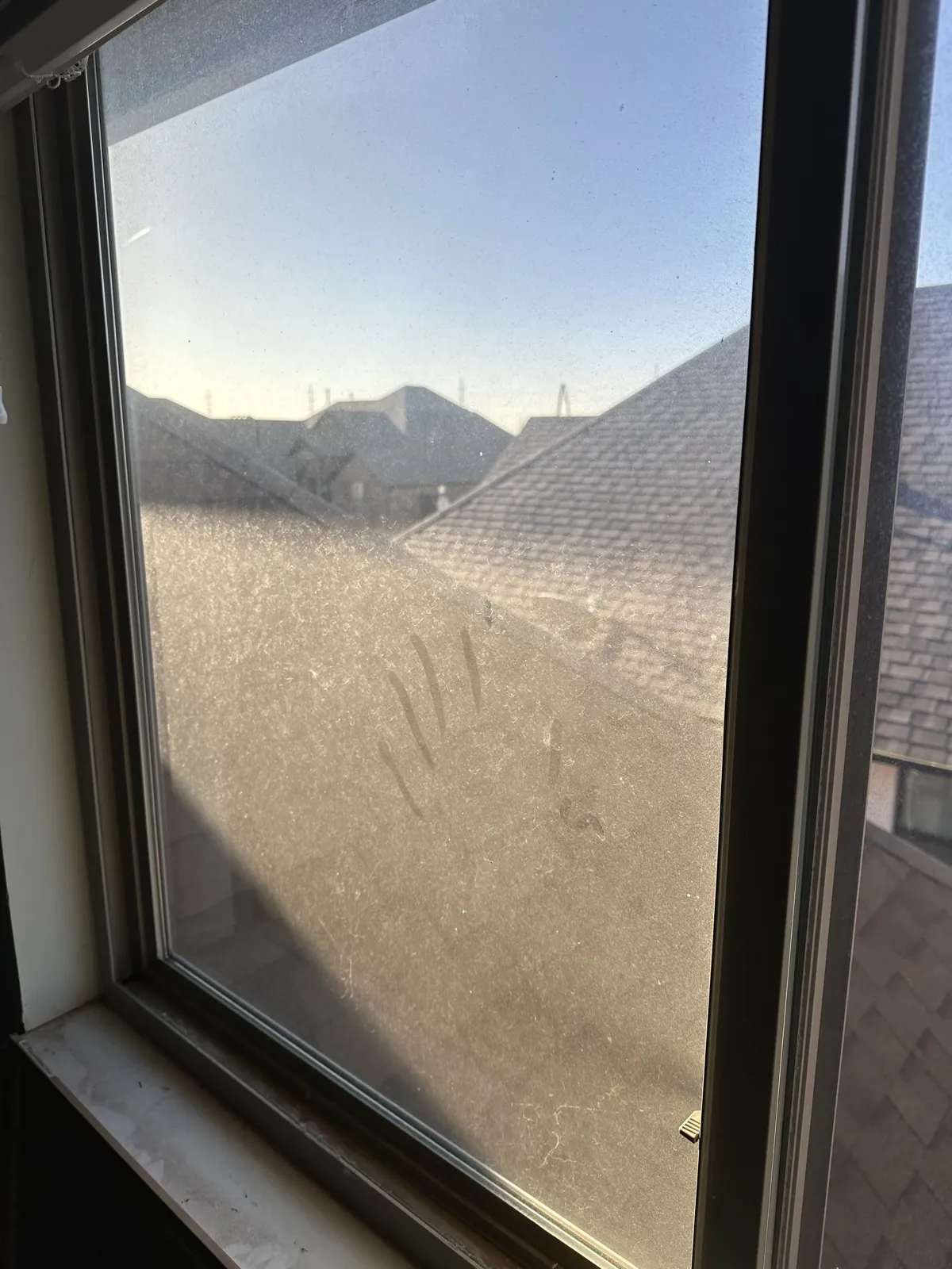 Windows before cleaning